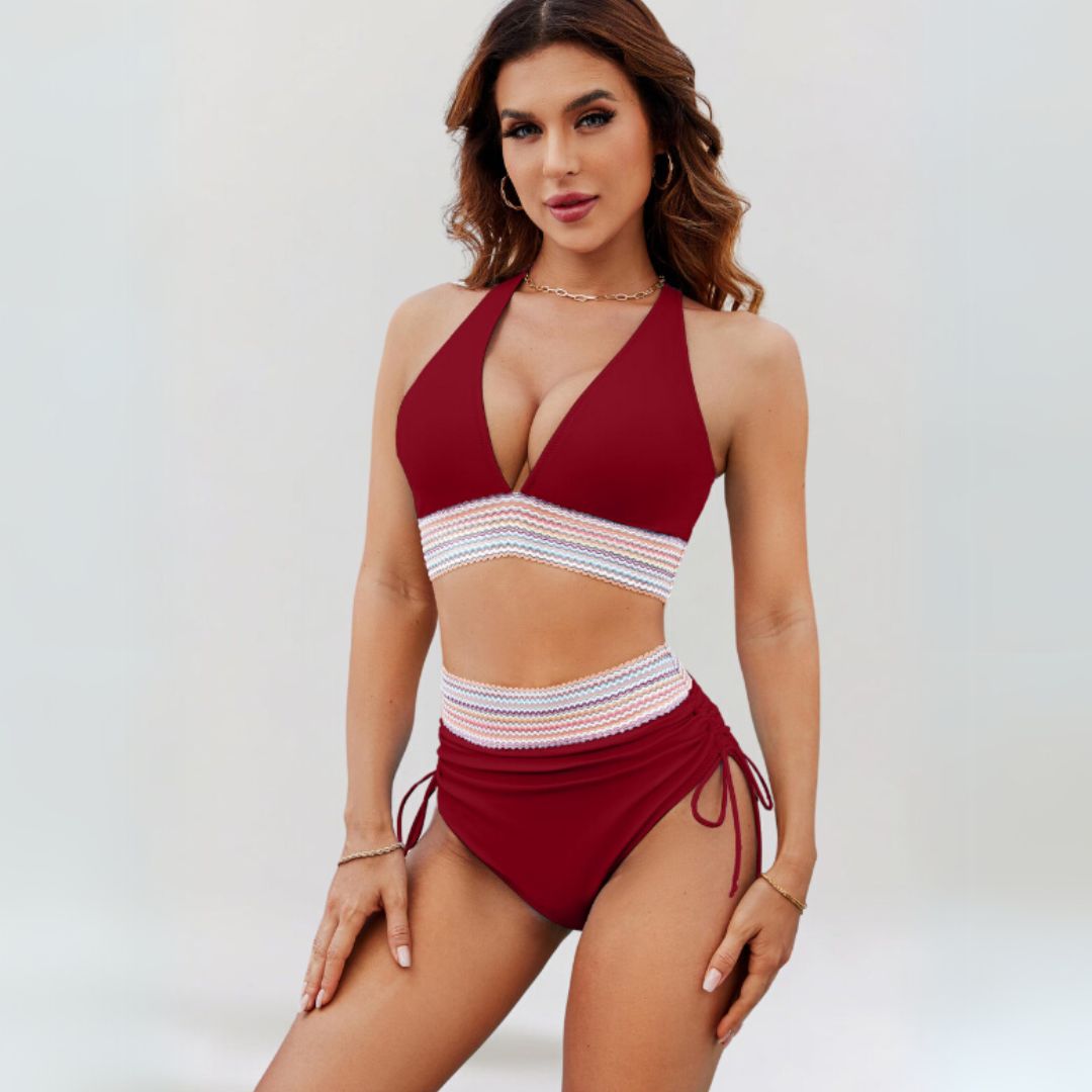 Bikini a Conjunto - Controla tu Cintura - Espalda Alta