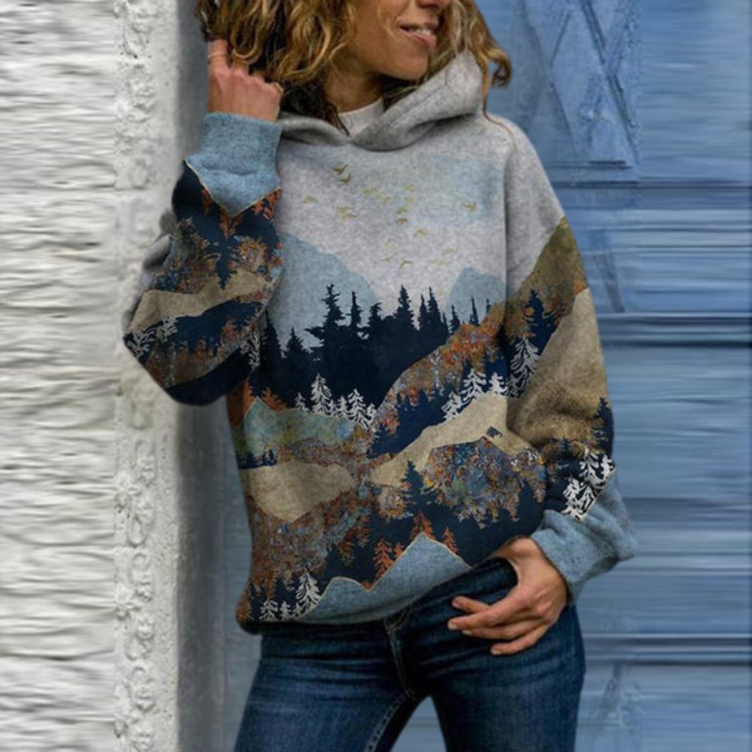 Natalie - Sudadera de punto con capucha