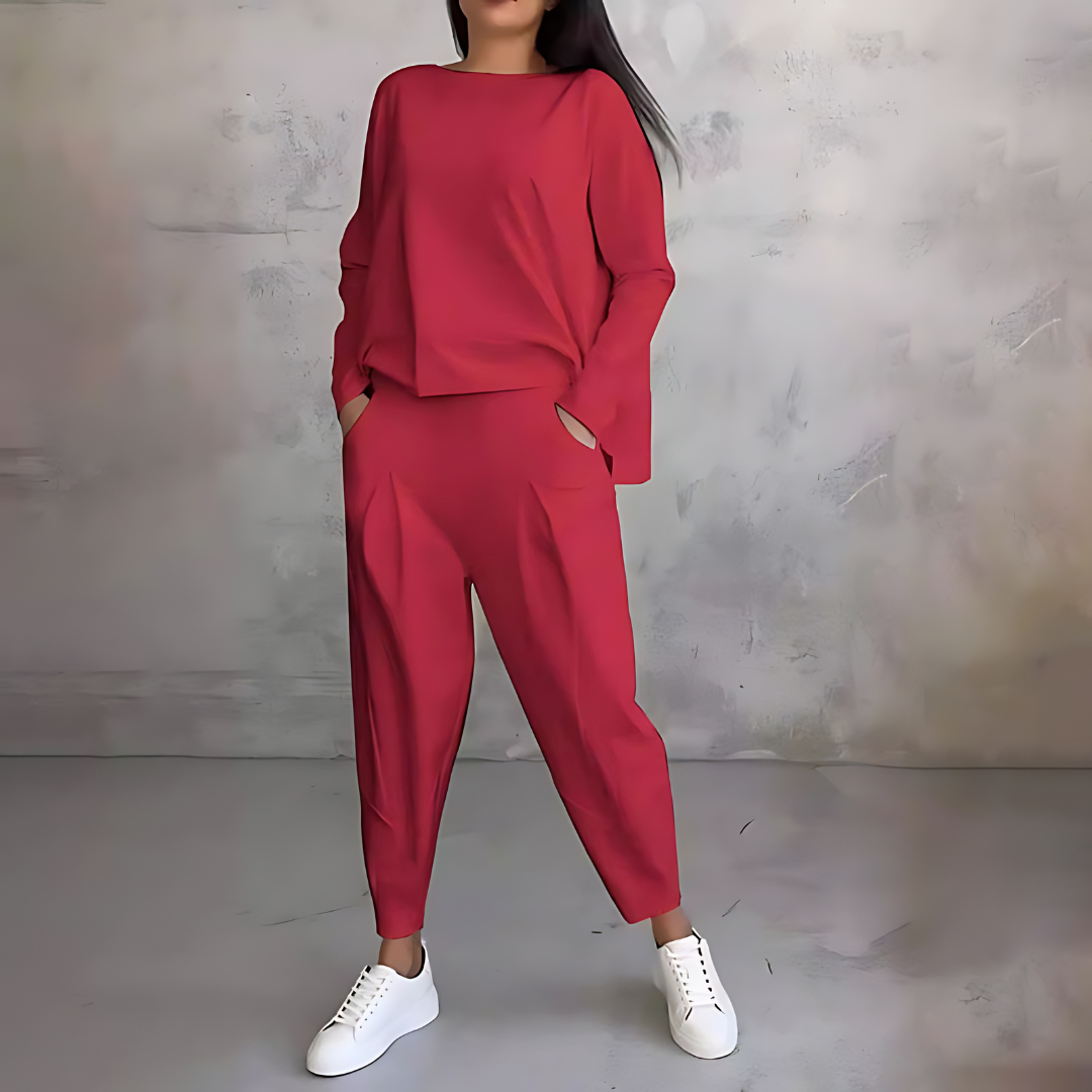 Isabeau - Traje cómodo de dos piezas