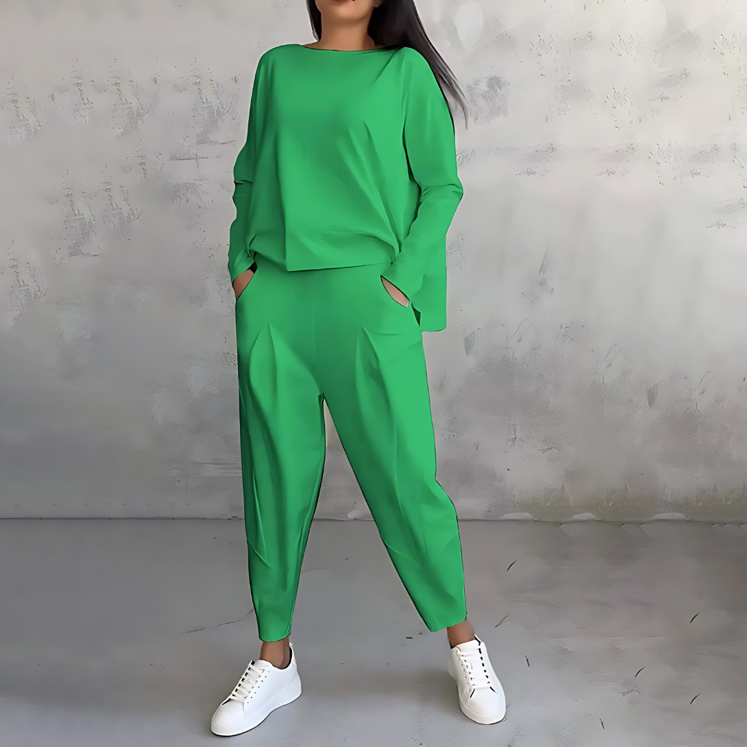 Isabeau - Traje cómodo de dos piezas