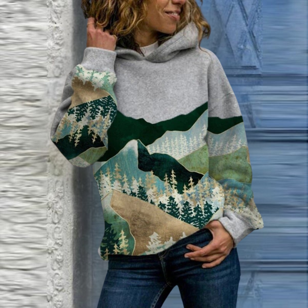 Natalie - Sudadera de punto con capucha