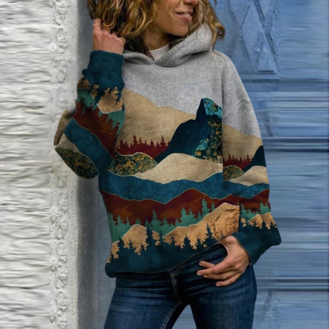 Natalie - Sudadera de punto con capucha