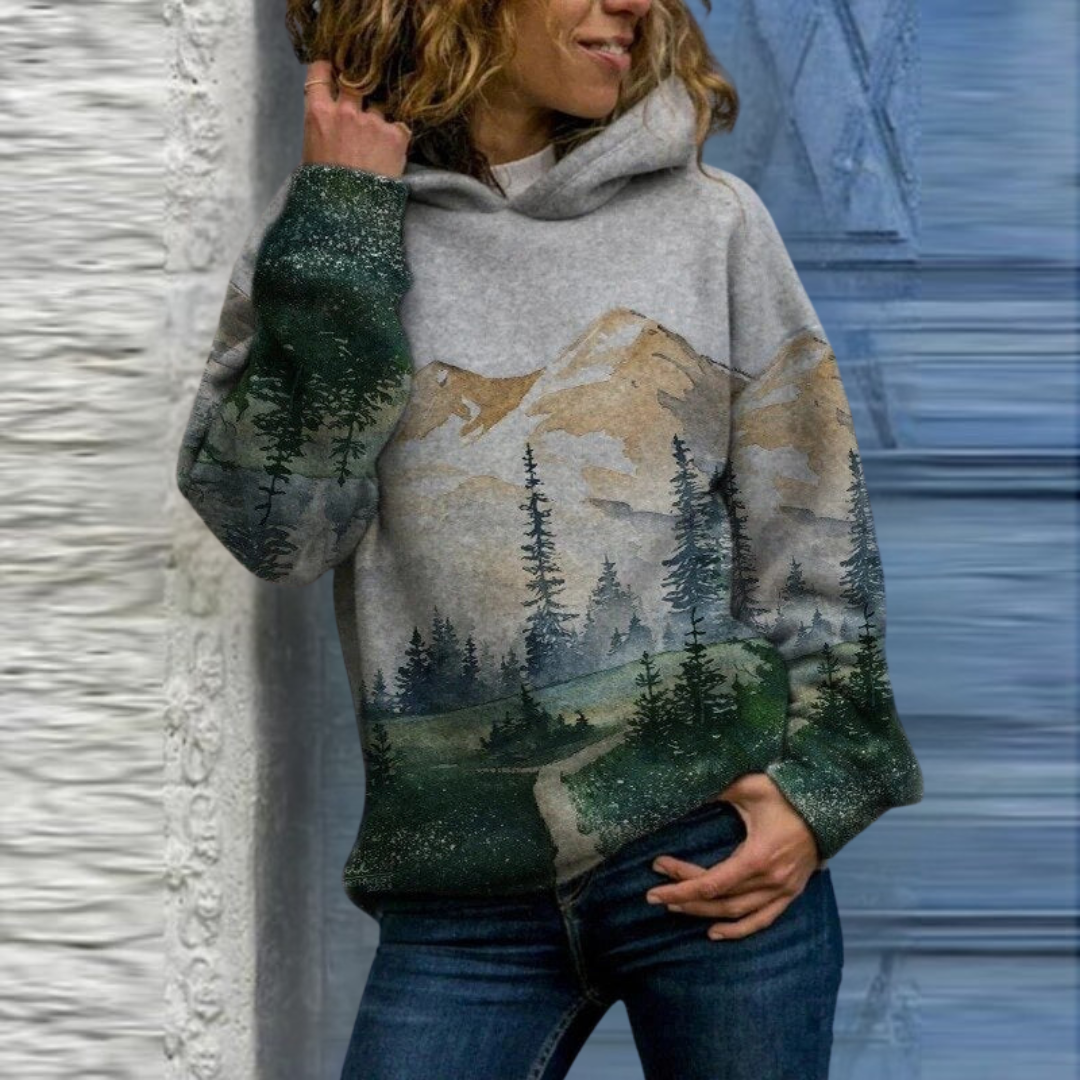 Natalie - Sudadera de punto con capucha