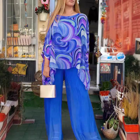 Traje de verano colorido para mujeres
