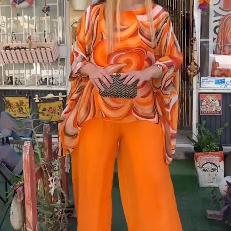 Traje de verano colorido para mujeres