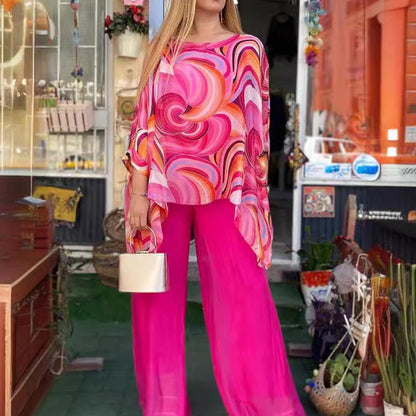 Traje de verano colorido para mujeres