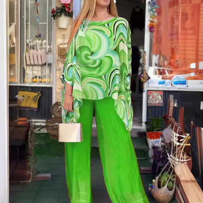 Traje de verano colorido para mujeres